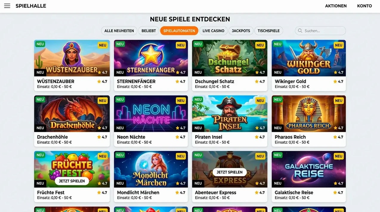 Crash-Spiele & Sofortgewinne — Casinova