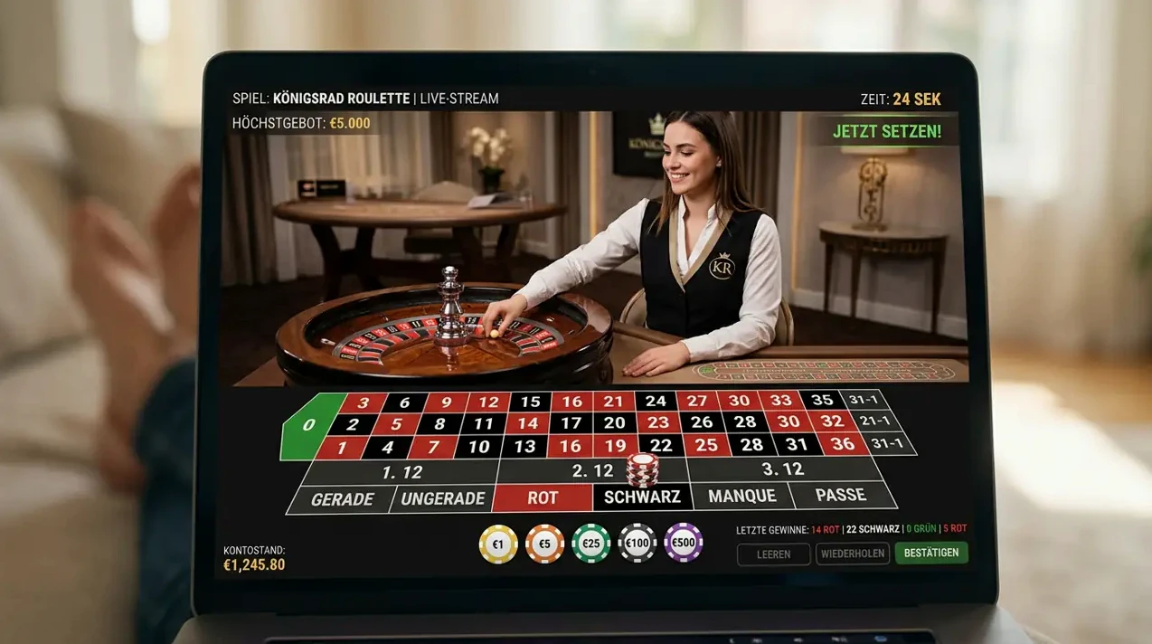 Live-Casino mit echten Dealern — Casinova